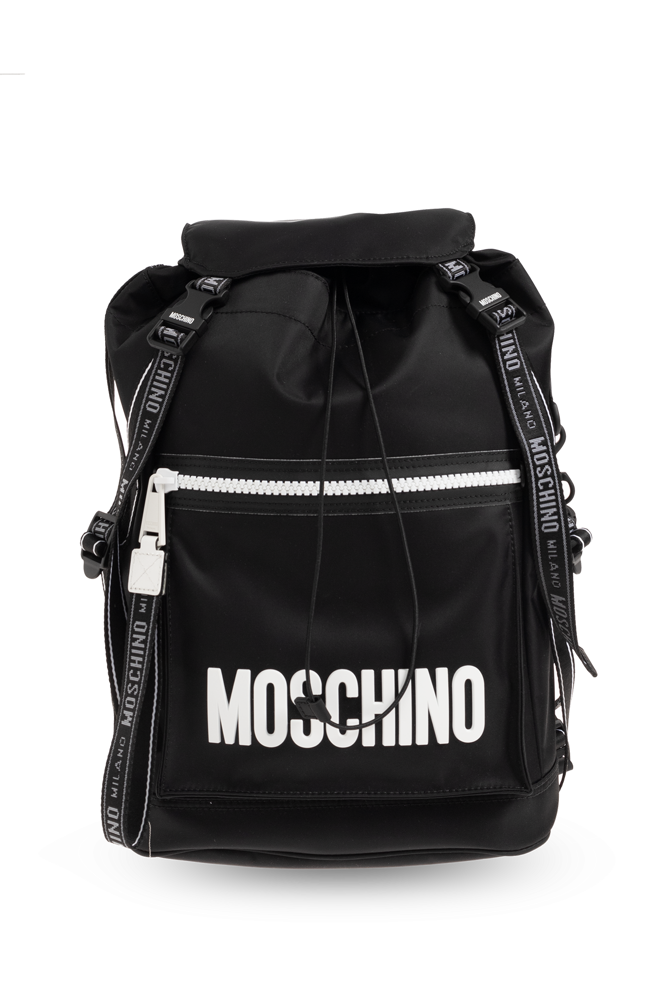 Moschino white backpack best sale